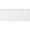Mexen Rivel Badezimmerschrank 120 cm mit Waschbecken Vela rechts, 1S, 1D, gefräst, weiß matt - 91A23-12047-3-BBFF01-W23P01