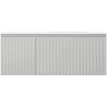 Mexen Rivel szafka łazienkowa 120 cm z umywalką Vela prawą, 1S, 1D, ryflowana, szara mat/biała mat - 91A23-12047-3-BBFF62-W23P01