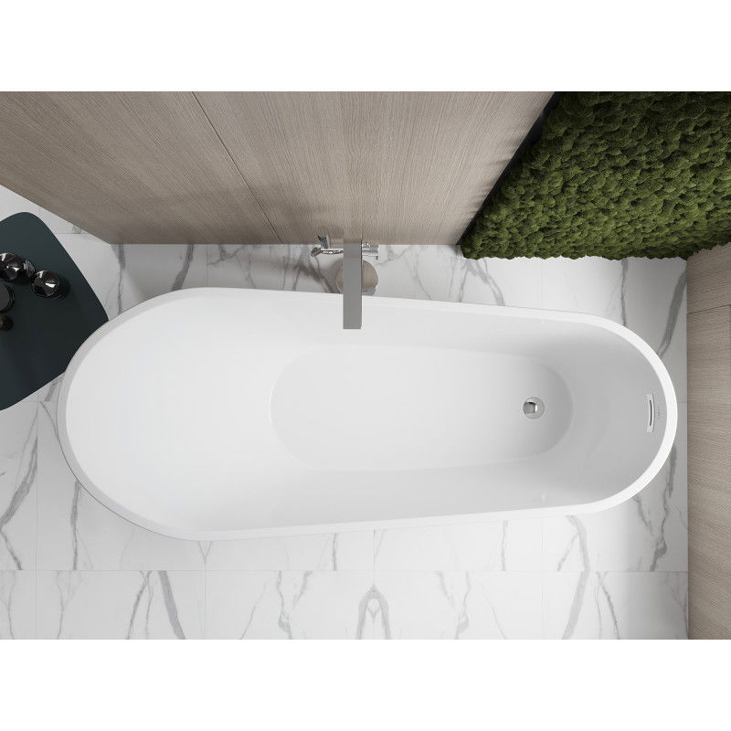 Mexen Oviedo fristående badkar 170 x 76 cm, vit - 51561707600