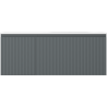 Mexen Rivel badmeubelkast 120 cm met wastafel Vela rechts, 1S, 1D, gegroefd, grafiet/wit mat - 91A23-12047-3-BBFF66-W23P01