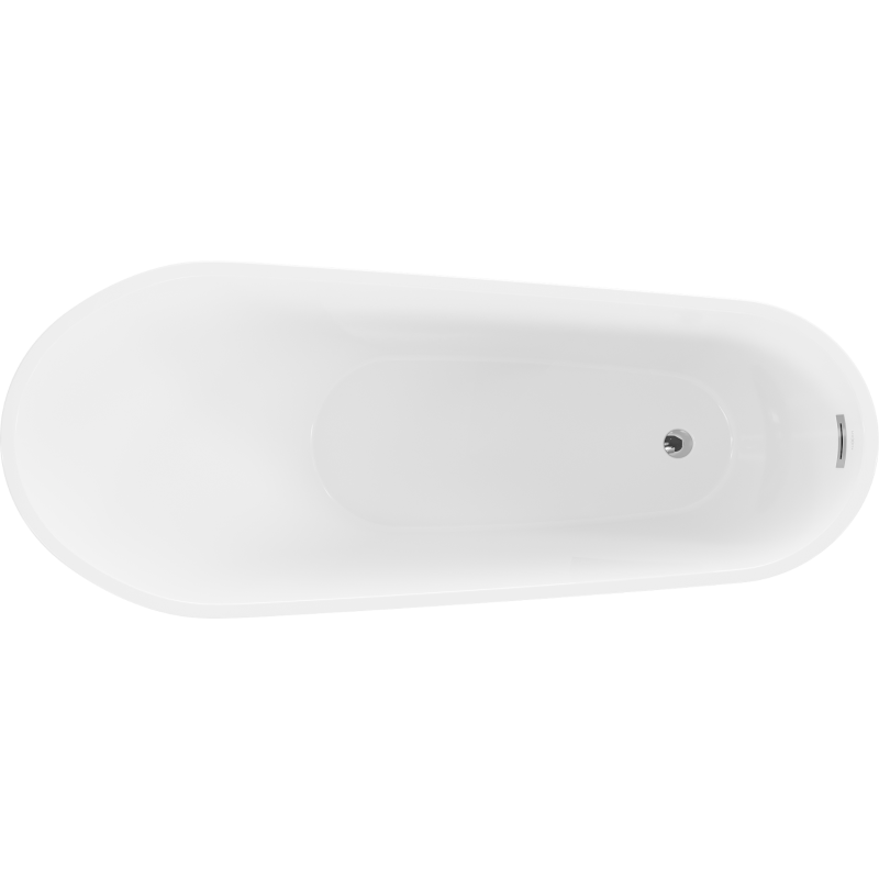 Mexen Oviedo μπανιέρα ελεύθερης τοποθέτησης 170 x 76 cm, λευκή - 51561707600