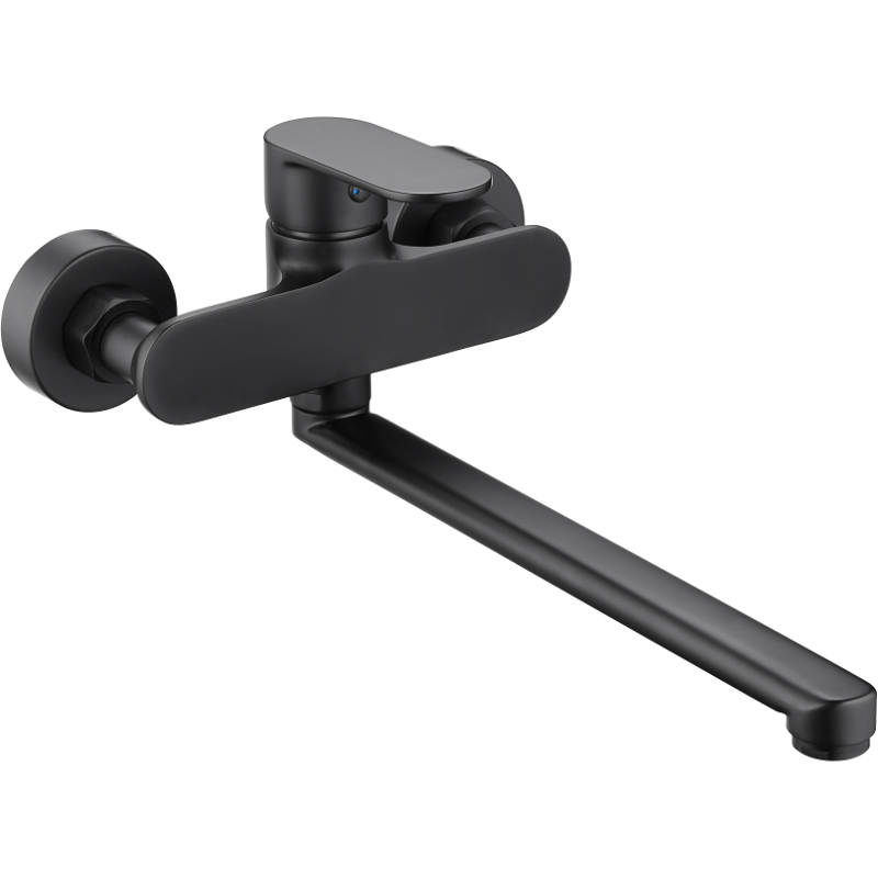 Mexen Milo pitkäkouruinen kylpyammehana, musta - 71335-70