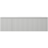 Mexen Rivel badkamerkast 160 cm met wastafel Vela rechts, 1S, 1D, gegroefd, grijs mat/wit mat - 91A23-16047-3-BBFF62-W23P01