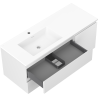 Mexen Orio armoire de salle de bain 120 cm avec lavabo Otis gauche, 2S, 1D, blanc mat - 91A13-12047-3-BBFFF01-W18L01