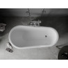 Mexen Retro freestanding bathtub 150 x 73 cm, white, chrome legs - 53251507300-00