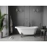 Mexen Retro samostojeća kada 150 x 73 cm, bijela, kromirane noge - 53251507300-00