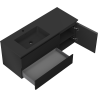 Mexen Orio mobile da bagno 120 cm con lavabo Otis sinistro, 2S, 1D, nero opaco - 91A13-12047-3-BBFFF71-W18L71