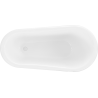 Mexen Retro freistehende Badewanne 150 x 73 cm, weiß, weiße Beine - 53251507300-20