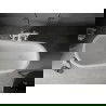 Mexen Retro vrijstaande badkuip 150 x 73 cm, wit, witte poten - 53251507300-20