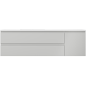 Mexen Orio Badezimmerschrank 160 cm mit Waschtisch Otis links, 2S, 1D, grau matt/weiß matt - 91A13-16047-3-BBFFF62-W18L01