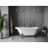 Mexen Retro freistehende Badewanne 150 x 73 cm, weiß, goldene Beine - 53251507300-50