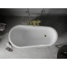 Mexen Retro freestanding bathtub 150 x 73 cm, white, gold legs - 53251507300-50