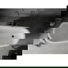 Mexen Retro baignoire autoportante 150 x 73 cm, blanche, pieds noirs - 53251507300-70
