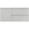 Mexen Orio mobile bagno 100 cm con lavabo Otis destro, 2S, 1D, grigio opaco/bianco opaco - 91A13-10047-3-BBFFF62-W18P01