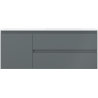 Mexen Orio szafka łazienkowa 120 cm z umywalką Otis prawą, 2S, 1D, grafit mat/biała mat - 91A13-12047-3-BBFFF66-W18P01