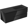 Mexen Orio mobile da bagno 120 cm con lavabo Otis destro, 2S, 1D, nero lucido/nero opaco - 91A13-12047-3-BBFFF70-W18P71