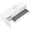 Mexen Orio mobile bagno 160 cm con lavabo Otis destro, 2S, 1D, bianco lucido - 91A13-16047-3-BBFFF00-W18P00