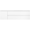 Mexen Orio Badezimmerschrank 160 cm mit Otis Waschbecken rechts, 2S, 1T, weiß matt - 91A13-16047-3-BBFFF01-W18P01