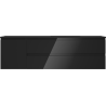 Mexen Orio armario de baño de 160 cm con lavabo Otis derecho, 2S, 1D, negro brillo/negro mate - 91A13-16047-3-BBFFF70-W18P71
