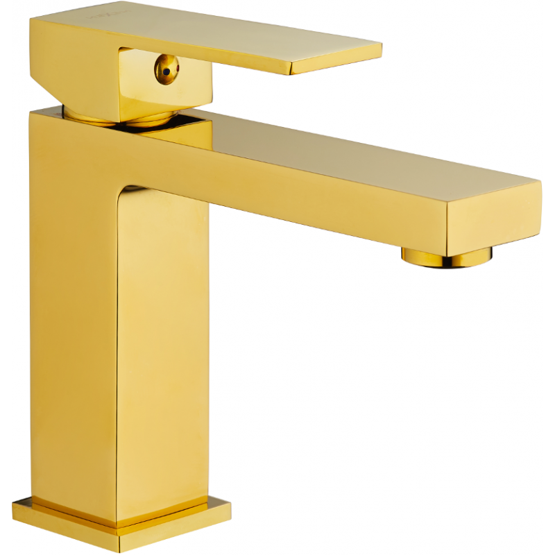 Mexen Uno tvättställsblandare, guld - 71400-50