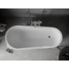 Mexen Retro freestanding bath 170 x 75 cm, white, chrome legs - 53251707500-00