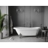 Mexen Retro freestanding bath 170 x 75 cm, white, chrome legs - 53251707500-00