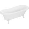 Mexen Retro fristående badkar 170 x 75 cm, vit, vita ben - 53251707500-20
