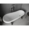 Mexen Retro freistehende Badewanne 170 x 75 cm, weiß, schwarze Beine - 53251707500-70
