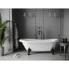 Mexen Retro freistehende Badewanne 170 x 75 cm, weiß, schwarze Beine - 53251707500-70
