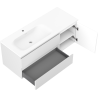 Mexen Orio meuble de salle de bain 120 cm avec lavabo Vela gauche, 2S, 1D, blanc mat - 91A13-12047-3-BBFFFF01-W23L01