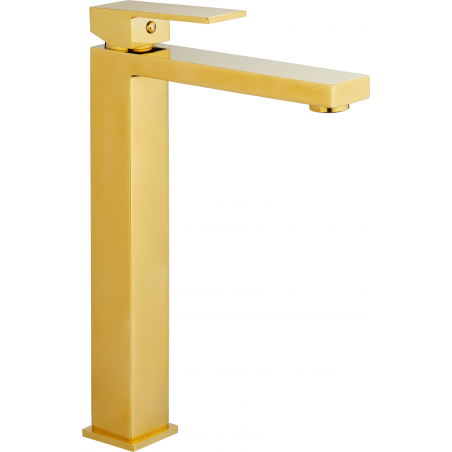 Mexen Uno rubinetto lavabo alto, oro - 71410-50