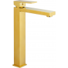 Mexen Uno rubinetto lavabo alto, oro - 71410-50