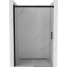 Mexen Omega douchedeuren schuifbaar 100 cm, transparant, zwart - 825-100-000-70-00