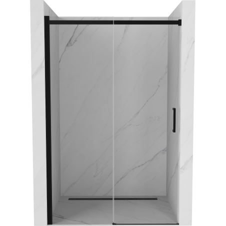 Mexen Omega schuifdouchedeuren 160 cm, transparant, zwart - 825-160-000-70-00