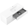 Mexen Orio meuble de salle de bain 120 cm avec lavabo Vela droit, 2S, 1D, blanc mat - 91A13-12047-3-BBFFFF01-W23P01