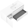 Mexen Orio meuble de salle de bain 120 cm avec lavabo Vela droit, 2S, 1D, blanc mat - 91A13-12047-3-BBFFFF01-W23P01