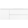 Mexen Orio badkamerkast 120 cm met wastafel Vela rechts, 2S, 1D, wit mat - 91A13-12047-3-BBFFFF01-W23P01