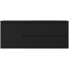 Mexen Orio armoire de salle de bains 120 cm avec lavabo Vela à droite, 2S, 1D, noir mat - 91A13-12047-3-BBFFF71-W23P71