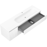 Mexen Rivel vannitoakapp 160 cm valamu Vela parema, 2S, 1D, sooniline, valge matt - 91A23-16047-3-BBFFF01-W23P01