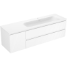 Mexen Rivel vannitoakapp 160 cm valamu Vela parema, 2S, 1D, sooniline, valge matt - 91A23-16047-3-BBFFF01-W23P01