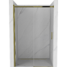 Mexen Omega puerta de ducha corredera 100 cm, transparente, dorada - 825-100-000-50-00