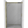 Mexen Omega sliding shower door 100 cm, transparent, gold - 825-100-000-50-00