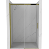 Mexen Omega 120 cm Schiebeduschtür, transparent, gold - 825-120-000-50-00