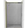 Mexen Omega schuifbare douchedeur 120 cm, transparant, goud - 825-120-000-50-00