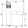 Mexen Diamond valamusegisti, must - 71500-70