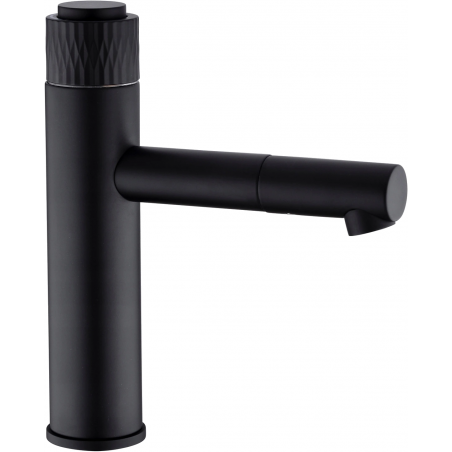 Mexen Diamond basin tap, black - 71500-70