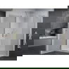 Mexen Pretoria kabina prysznicowa uchylna 70 x 120 cm, transparent, chrom + brodzik Flat - 852-070-120-01-00-4010