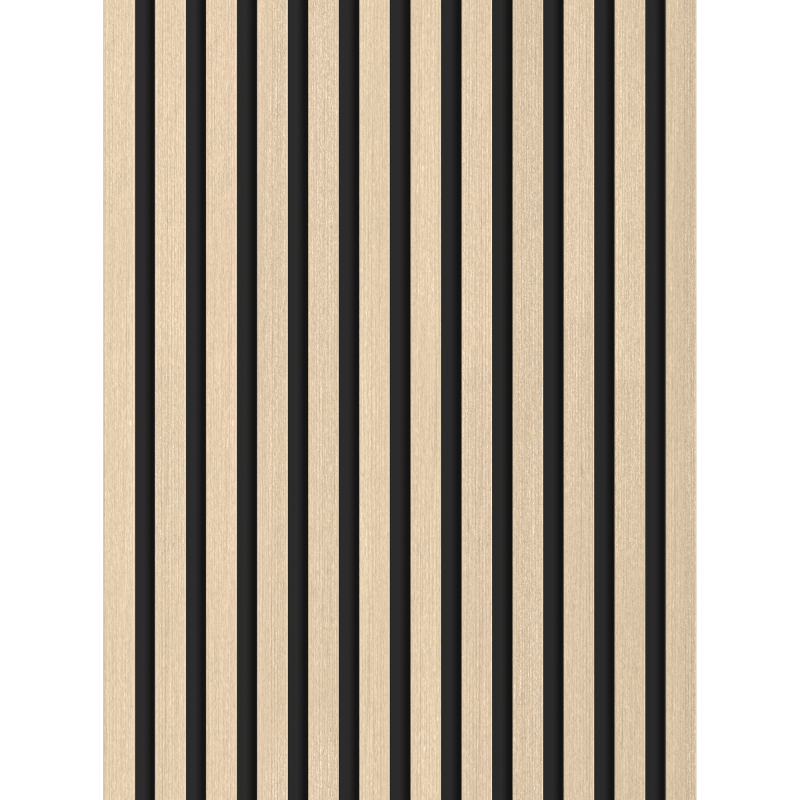 Mexen Lam-B Wall Slats 275 x 30 cm, 4 mm HDF Board, Technical Veneer, Sand Oak - S100-275307-3015-001