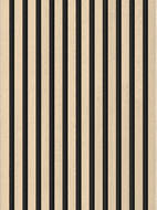 Mexen Lam-B lamelles murales 275 x 30 cm, panneau HDF 4 mm, placage technique, Chêne Sable - S100-275307-3015-001
