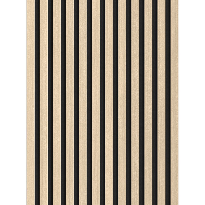 Mexen Lam-F lamele ścienne akustyczne 275 x 30 cm, filc 8 mm, fornir techniczny, Dąb Piaskowy - S105-275307-3015-001